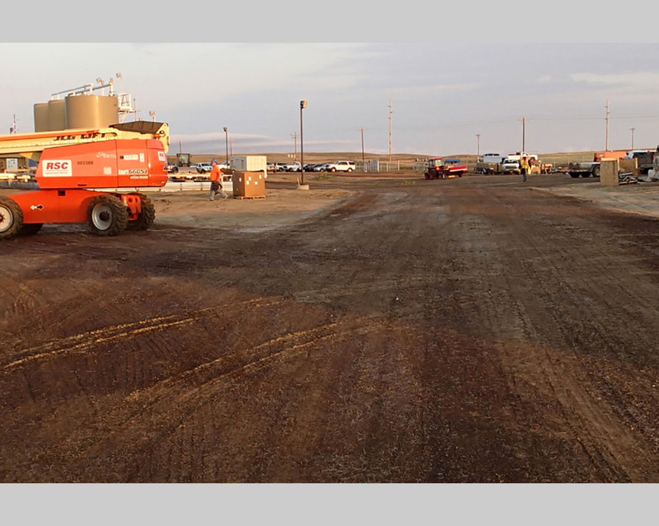 Compressor Site Pads Dust Control