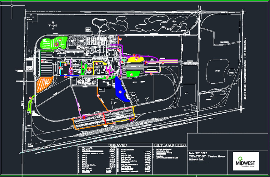 Midwest Dust Control Case Study Overlay Map