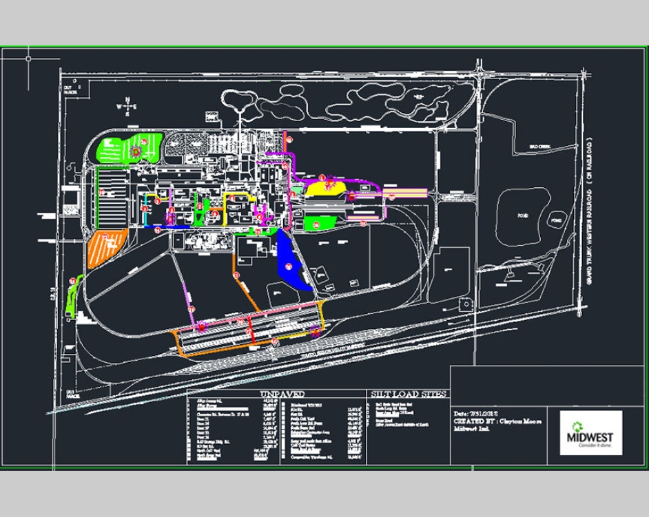 Midwest Dust Control Case Study Overlay Map