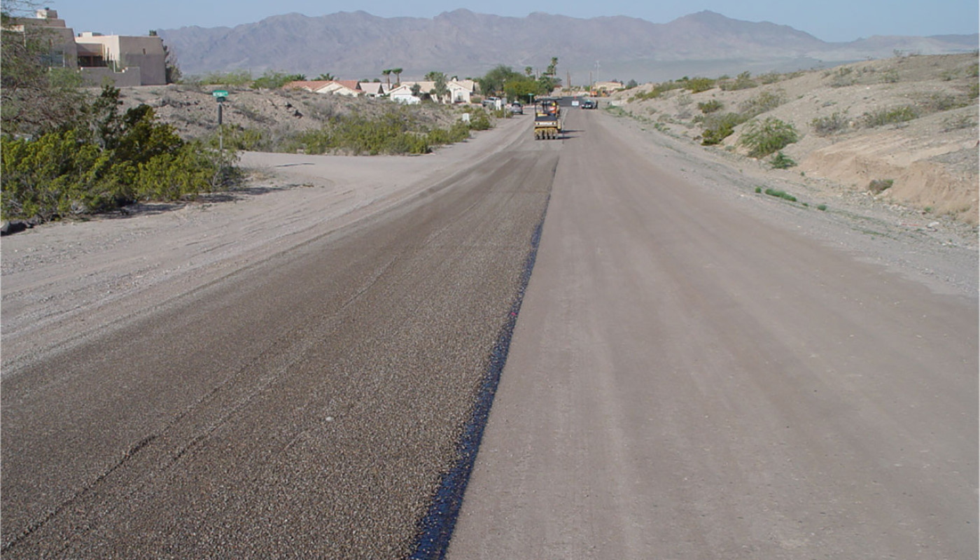 Chip Seal Surface Course Application 03