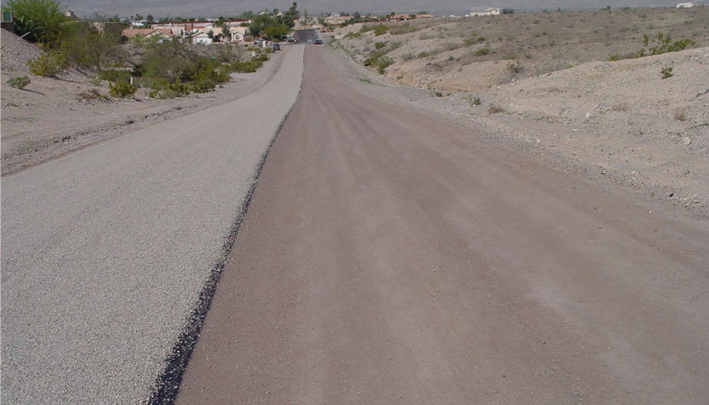 Chip Seal Surface Course Application 04